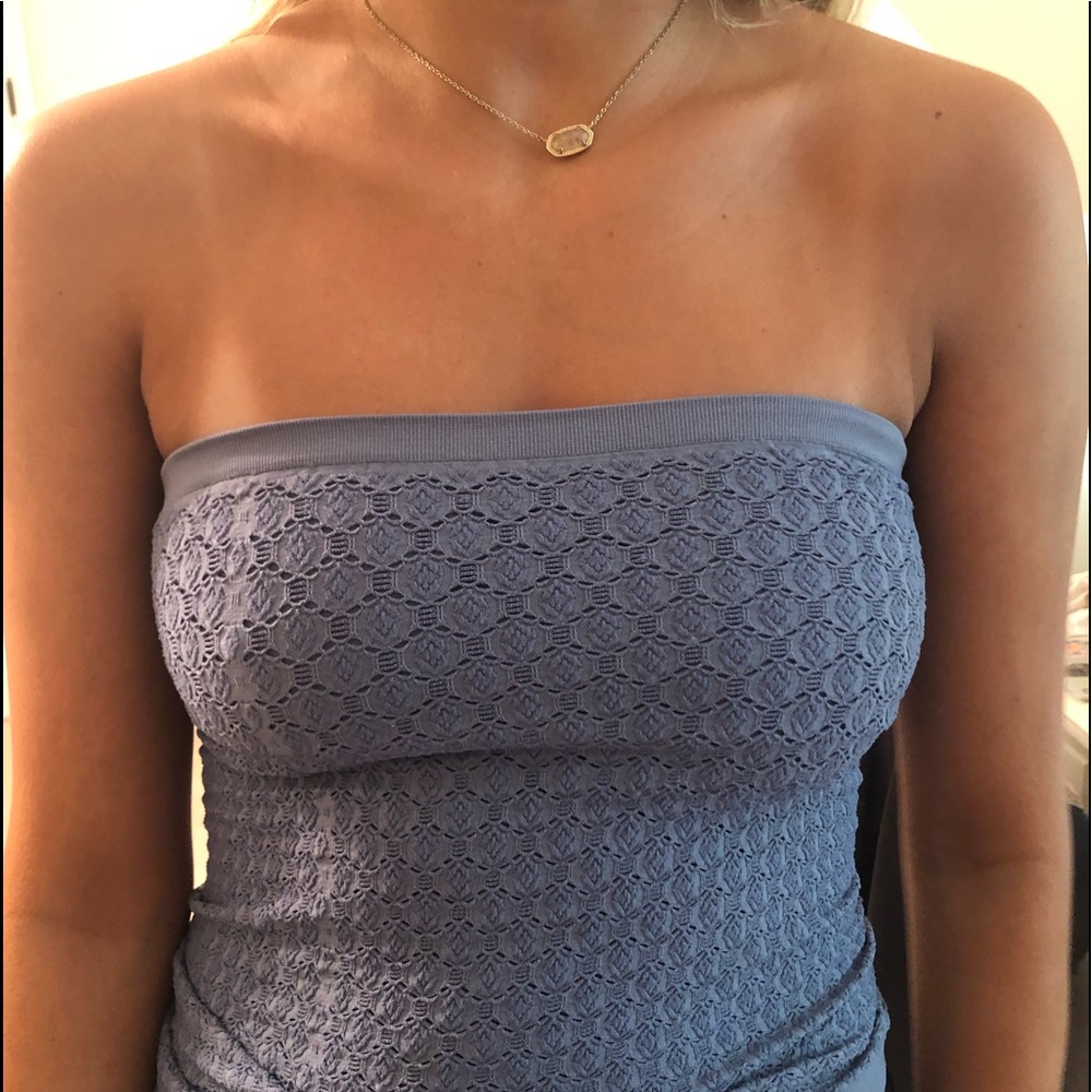 Free People Strapless top